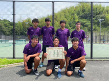 【男子・女子テニス部】「第73回九州地区大学体育大会テニス競技の部」の結果、 「男子テニス部3位」について