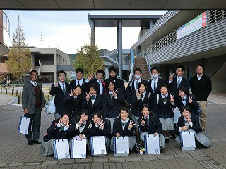 長崎県立西彼杵高等学校一年生の皆さんが、本学を体験訪問！