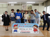 ①長工醤油味噌協同組合大村工場 (総務課 小林氏、企画課 山田氏)