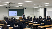 【社会連携】長崎国際大学と佐世保商業高等学校 高大連携 大学キャンパス講座