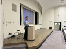 【国際交流】留学生を対象とした交通安全講話を開催しました
