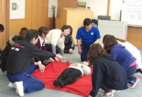 【国際観光学科】赤十字救急法救急員講習会が開催されました