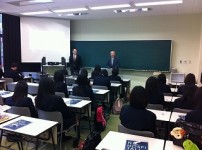 【国際交流】石川県立津幡高等学校が来学しました。