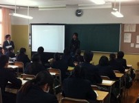 【国際交流】佐世保東翔高校の「国際理解交流会」に留学生5名が参加しました。