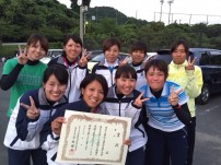【テニス部】「第65回九州地区大学総合体育大会テニス競技（団体戦）」女子テニス部：準優勝！　男子テニス部：ベスト8！！